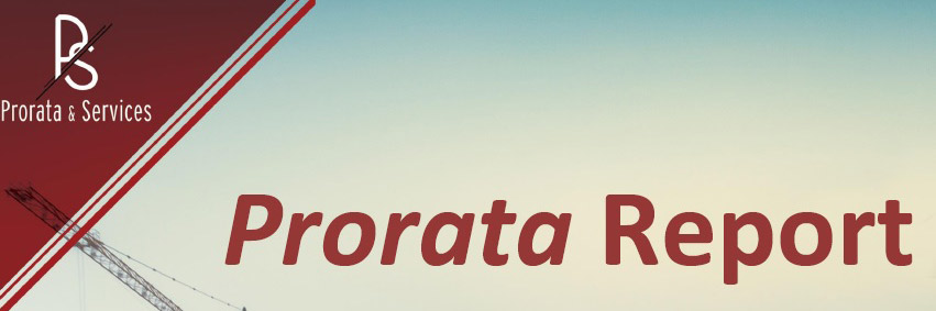 Installations & Services - Prorata Report